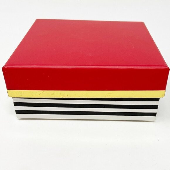 MUD PIE | Friendship Hidden Message Black Bangle Gold Plated - Picture 6 of 6